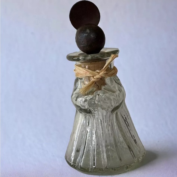 Jan Barboglio ANGEL-ITO BENDITO Forged Glass Decanter Mouth Blown 6”